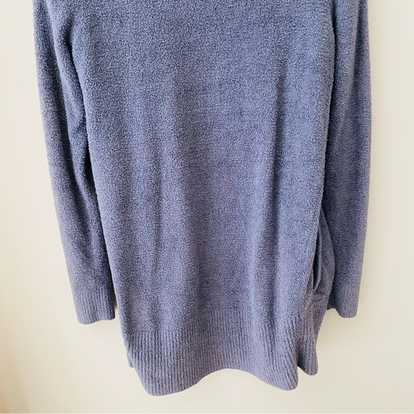 Barefoot Dreams Open Front Cardigan Sweater Blue/Gray Sz XS/S - Picture 9 of 10